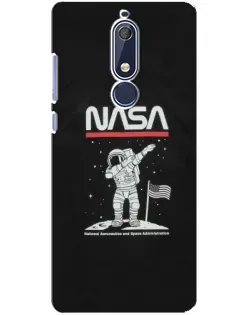Чехол для Nokia 5.1 (2018) с картинкой «NASA — шагаем по Луне» Чехол для Nokia 5.1 (2018) с картинкой «NASA — шагаем по Луне»