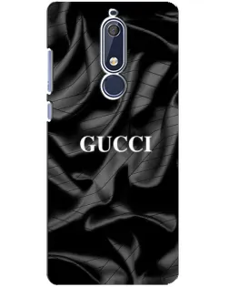 Чохол для Nokia 5.1 (2018) з картинкою «Gucci — шовкові хвилі»