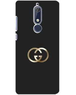 Чехол для Nokia 5.1 (2018) с картинкой «Минимализм Gucci»