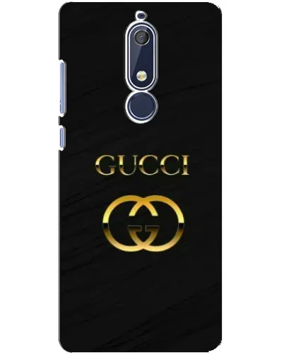 Чехол для Nokia 5.1 (2018) с картинкой «Золотой логотип Gucci» Чехол для Nokia 5.1 (2018) с картинкой «Золотой логотип Gucci»