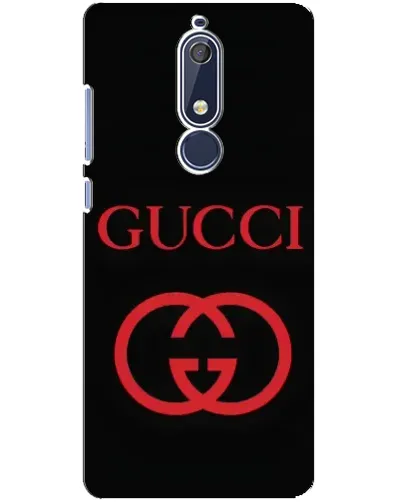 Чехол для Nokia 5.1 (2018) с картинкой «Gucci — красный логотип» Чехол для Nokia 5.1 (2018) с картинкой «Gucci — красный логотип»