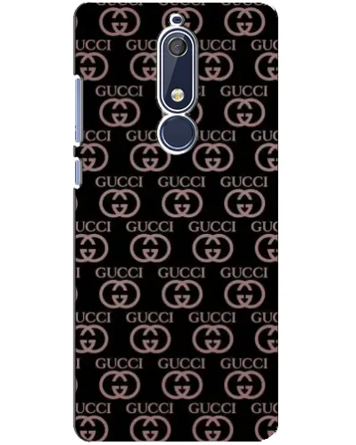 Чехол для Nokia 5.1 (2018) с картинкой «Классическая монограмма Gucci» Чехол для Nokia 5.1 (2018) с картинкой «Классическая монограмма Gucci»