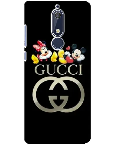Чехол для Nokia 5.1 (2018) с картинкой «Gucci — герои Disney» Чехол для Nokia 5.1 (2018) с картинкой «Gucci — герои Disney»