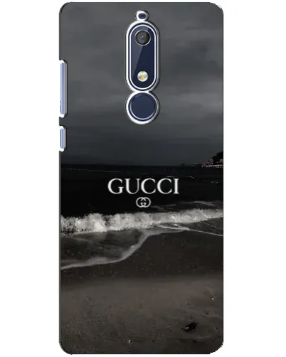 Чехол для Nokia 5.1 (2018) с картинкой «Gucci — морской прибой» Чехол для Nokia 5.1 (2018) с картинкой «Gucci — морской прибой»