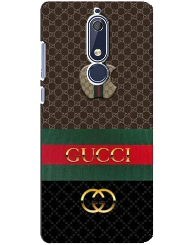 Чехол для Nokia 5.1 (2018) с картинкой «Gucci — брендированный десерт» Чехол для Nokia 5.1 (2018) с картинкой «Gucci — брендированный десерт»
