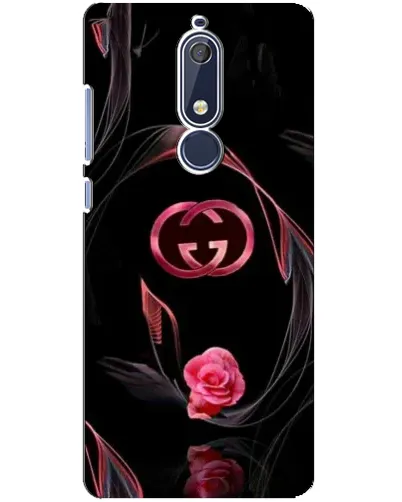 Чехол для Nokia 5.1 (2018) с картинкой «Gucci — неоновая роза» Чехол для Nokia 5.1 (2018) с картинкой «Gucci — неоновая роза»