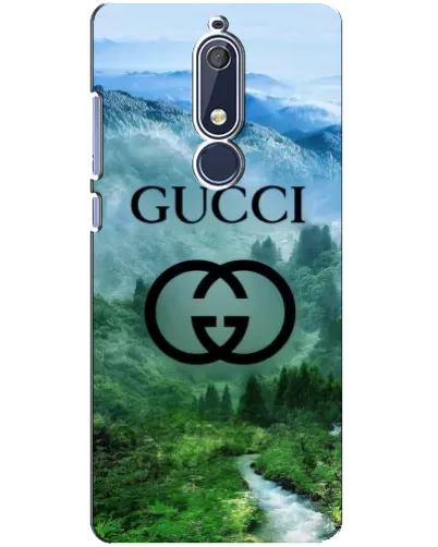 Чехол для Nokia 5.1 (2018) с картинкой «Gucci — горный пейзаж» Чехол для Nokia 5.1 (2018) с картинкой «Gucci — горный пейзаж»