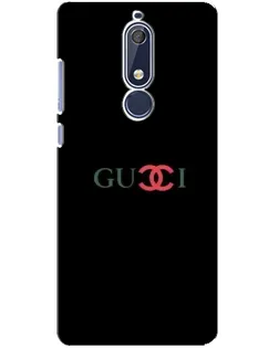 Чехол для Nokia 5.1 (2018) с картинкой «Gucci — красный градиент»