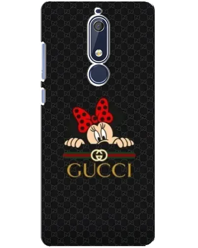 Чехол для Nokia 5.1 (2018) с картинкой «Минни Маус Gucci — черный» Чехол для Nokia 5.1 (2018) с картинкой «Минни Маус Gucci — черный»