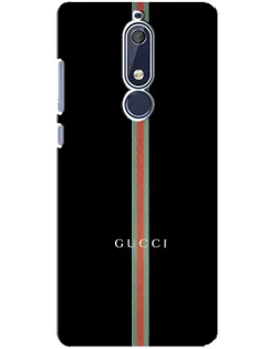 Чехол для Nokia 5.1 (2018) с картинкой «Gucci — строгая линия» Чехол для Nokia 5.1 (2018) с картинкой «Gucci — строгая линия»