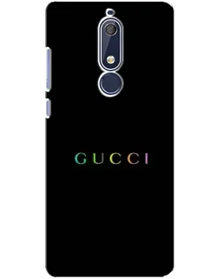 Чехол для Nokia 5.1 (2018) с картинкой «Gucci — неоновый минимализм» Чехол для Nokia 5.1 (2018) с картинкой «Gucci — неоновый минимализм»