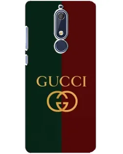 Чехол для Nokia 5.1 (2018) с картинкой «Gucci — темно-зеленый градиент» Чехол для Nokia 5.1 (2018) с картинкой «Gucci — темно-зеленый градиент»