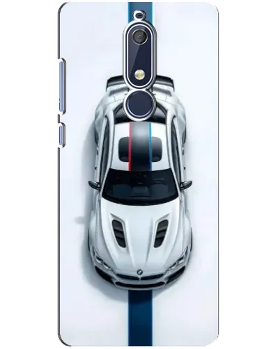 Чехол для Nokia 5.1 (2018) с картинкой «Вид сверху — BMW M»