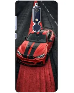 Чехол для Nokia 5.1 (2018) с картинкой «BMW на красной дорожке»