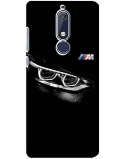 Чехол для Nokia 5.1 (2018) с картинкой «BMW — взгляд тигра»