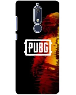 Чохол для Nokia 5.1 (2018) з картинкою «Яскравий логотип PUBG»