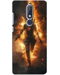 Чехол для Nokia 5.1 (2018) с картинкой «BMW — скорость в дожде» Чехол для Nokia 5.1 (2018) с картинкой «BMW — скорость в дожде»