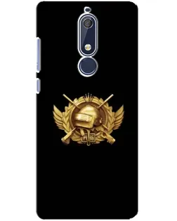 Чехол для Nokia 5.1 (2018) с картинкой «PUBG — оранжевый градиент» Чехол для Nokia 5.1 (2018) с картинкой «PUBG — оранжевый градиент»