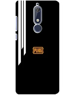 Чехол для Nokia 5.1 (2018) с картинкой «PUBG — вертикальные линии» Чехол для Nokia 5.1 (2018) с картинкой «PUBG — вертикальные линии»