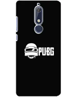 Чехол для Nokia 5.1 (2018) с картинкой «PUBG — классический лого» Чехол для Nokia 5.1 (2018) с картинкой «PUBG — классический лого»