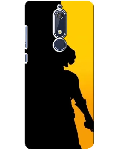 Чехол для Nokia 5.1 (2018) с картинкой «Тень воина PUBG»