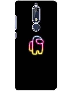 Чохол для Nokia 5.1 (2018) з картинкою «Among Us градієнт»