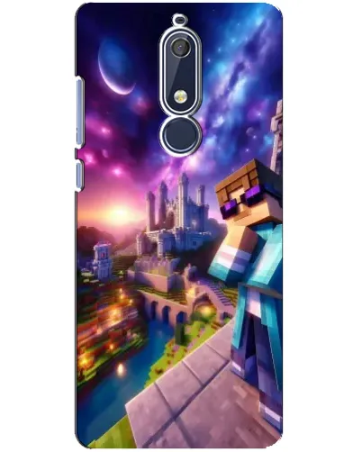 Чохол для Nokia 5.1 (2018) з картинкою «Стів та космос»