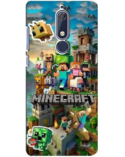 Чохол для Nokia 5.1 (2018) з картинкою «Замок Minecraft»