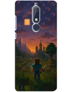 Чохол для Nokia 5.1 (2018) з картинкою «Стів біля вежі»