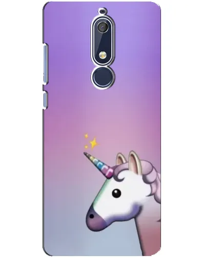 Чохол для Nokia 5.1 (2018) з картинкою «Єдиноріг градієнт»