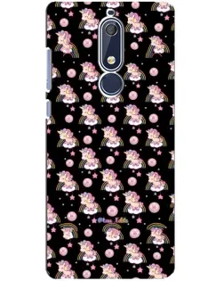 Чохол для Nokia 5.1 (2018) з картинкою «Magic Unicorn паттерн»