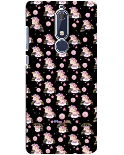 Чохол для Nokia 5.1 (2018) з картинкою «Magic Unicorn паттерн»
