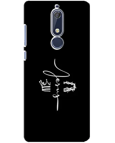 Чехол для Nokia 5.1 (2018) с картинкой «Король Славы Jesus»