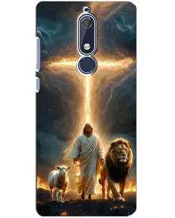 Чохол для Nokia 5.1 (2018) з картинкою «Лев Юди та Світло»