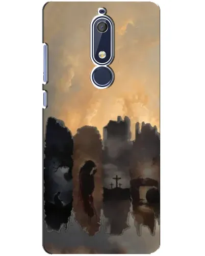 Чехол для Nokia 5.1 (2018) с картинкой «Дорога к вере»