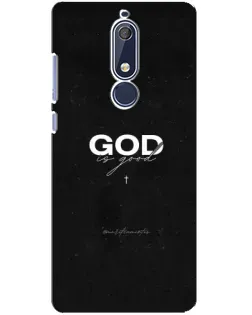 Чехол для Nokia 5.1 (2018) с картинкой «GOD — Бог над всем»