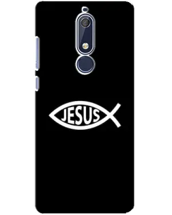 Чехол для Nokia 5.1 (2018) с картинкой «Классический Jesus»