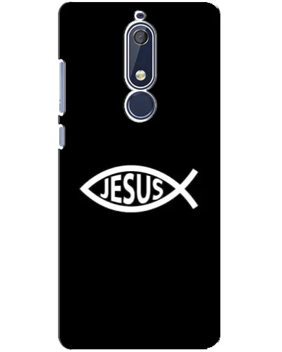 Чехол для Nokia 5.1 (2018) с картинкой «Классический Jesus»