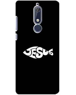 Чохол для Nokia 5.1 (2018) з картинкою «Риба  Jesus»