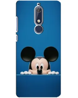 Чохол для Nokia 5.1 (2018) з картинкою «Міккі виглядає» Чохол для Nokia 5.1 (2018) з картинкою «Міккі виглядає»