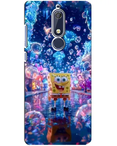 Чохол для Nokia 5.1 (2018) з картинкою «Неоновий океан»