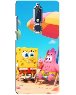 Чехол для Nokia 5.1 (2018) с картинкой «Отдых на пляже» Чехол для Nokia 5.1 (2018) с картинкой «Отдых на пляже»