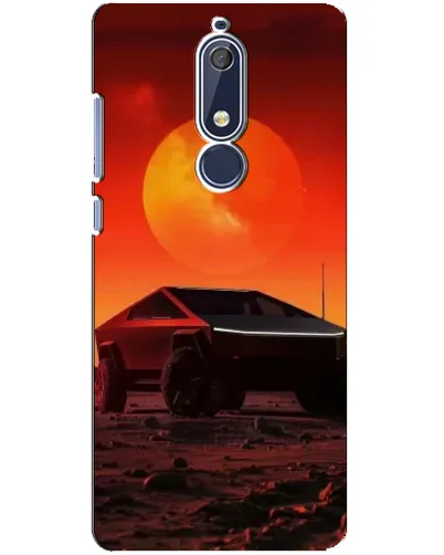 Чохол для Nokia 5.1 (2018) з картинкою «Cybertruck на Марсі» Чохол для Nokia 5.1 (2018) з картинкою «Cybertruck на Марсі»