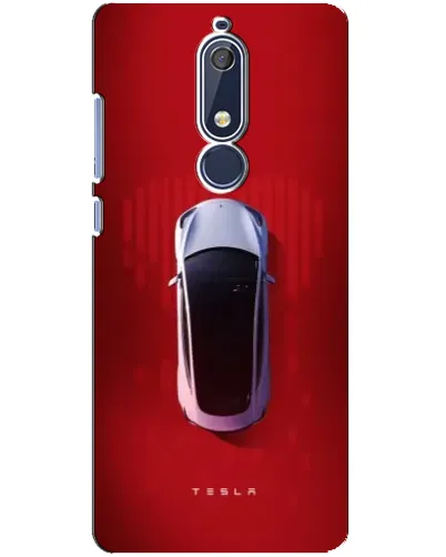 Чохол для Nokia 5.1 (2018) з картинкою «Tesla Top View» Чохол для Nokia 5.1 (2018) з картинкою «Tesla Top View»