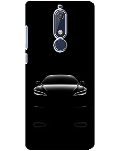 Чохол для Nokia 5.1 (2018) з картинкою «Силует Tesla Night» Чохол для Nokia 5.1 (2018) з картинкою «Силует Tesla Night»