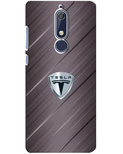 Чохол для Nokia 5.1 (2018) з картинкою «Металева текстура Tesla» Чохол для Nokia 5.1 (2018) з картинкою «Металева текстура Tesla»