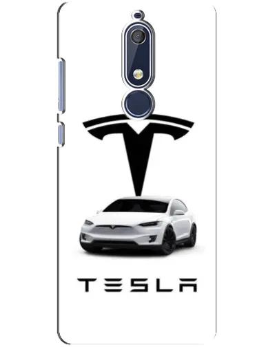 Чохол для Nokia 5.1 (2018) з картинкою «Tesla White Style» Чохол для Nokia 5.1 (2018) з картинкою «Tesla White Style»