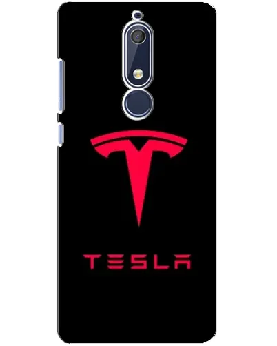Чохол для Nokia 5.1 (2018) з картинкою «Tesla Red Logo» Чохол для Nokia 5.1 (2018) з картинкою «Tesla Red Logo»