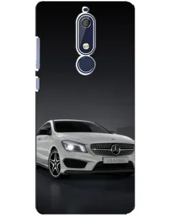 Чехол для Nokia 5.1 (2018) с картинкой «Mercedes AMG GT Silver»