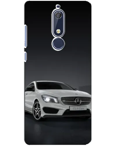Чехол для Nokia 5.1 (2018) с картинкой «Mercedes AMG GT Silver»